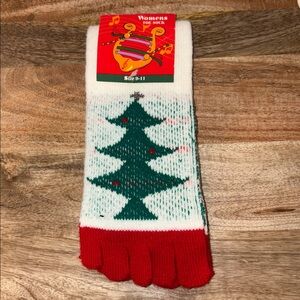1999 Christmas Tree Women's Toe Socks
